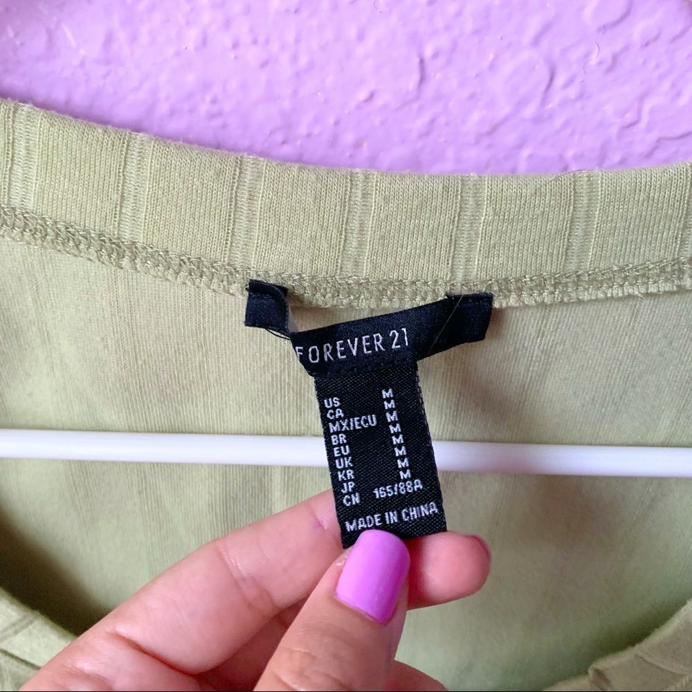 Forever 21 Ribbed Top - Picture 3 of 7